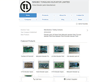 Tablet Screenshot of elevators-parts.com